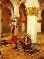 Oración de la tarde Pintor árabe Rudolf Ernst